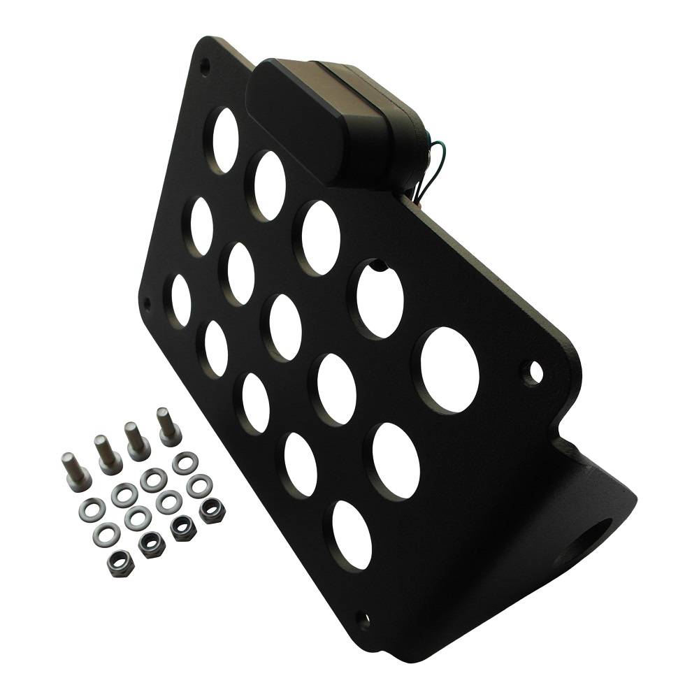 Side Mount kentekenplaathouder voor motorfiets met LED Kentekenlamp