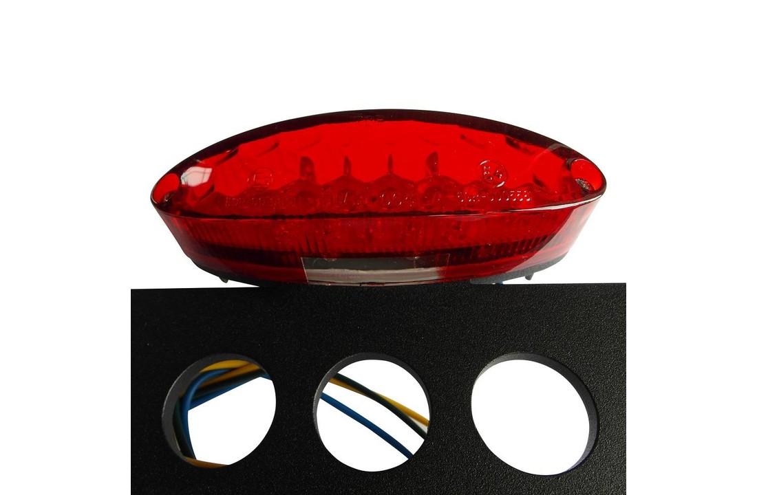 Side Mount Kentekenplaathouder voor motorfiets met Mini LED lamp