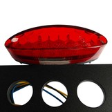 Side Mount Kentekenplaathouder voor motorfiets met Mini LED lamp