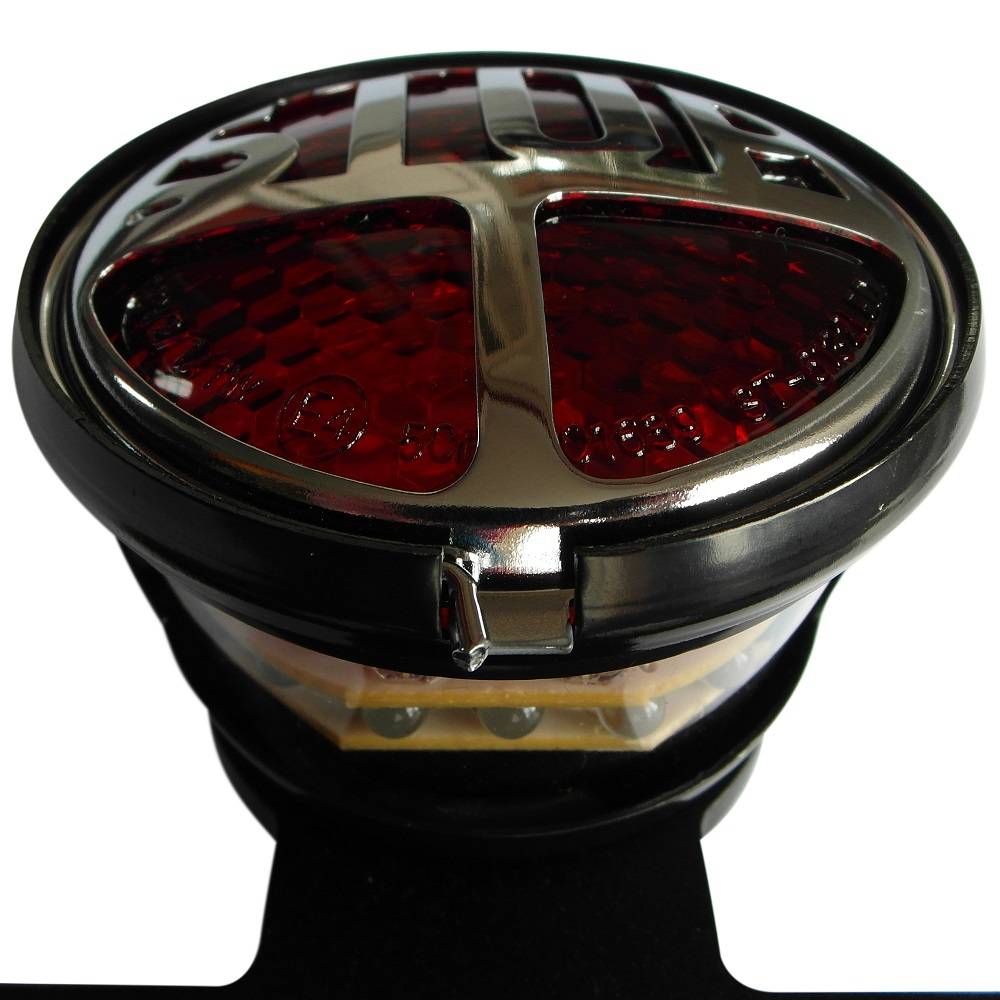 Side Mount kentekenplaathouder met STOP-lamp voor motorfiets