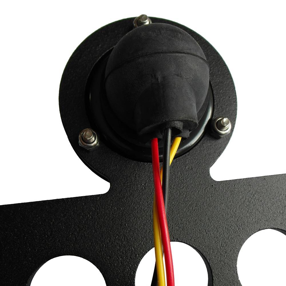 Side Mount kentekenplaathouder met RETRO LED lamp