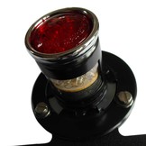 Side Mount license plate holder with RETRO LED light