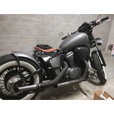 Haarspeld Motor Zadel Veren Chroom 2 inch