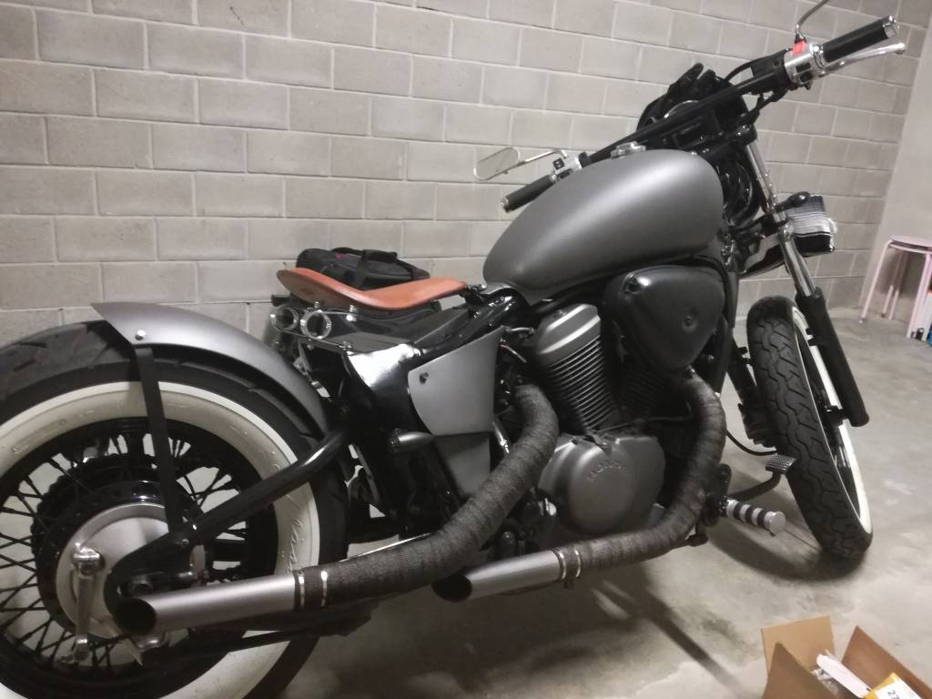 Hairpin Motorrad Sitz-Federn Chrom 2 Zoll