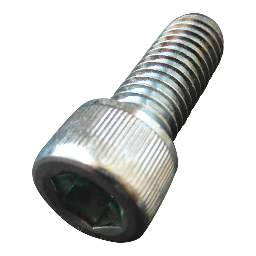Galvanized steel Allen bolt 3/8 UNC - 16 threads - Length 25mm (1")