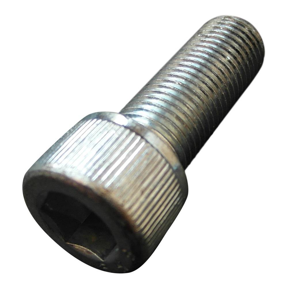 Galvanized steel Allen bolt 3/8 UNF - 24 TPI - Length 25mm (1")