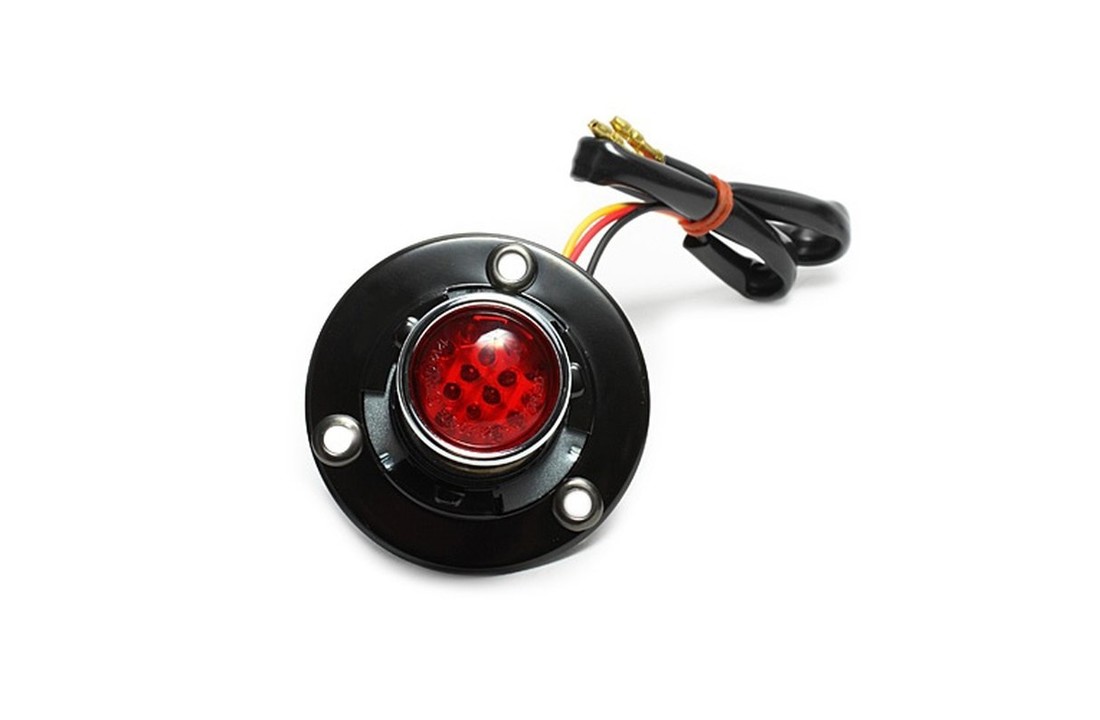 Motorfiets LED Achterlicht Retro stijl met kentekenplaatverlichting