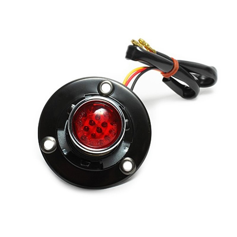 Motorfiets LED Achterlicht Retro stijl met kentekenplaatverlichting