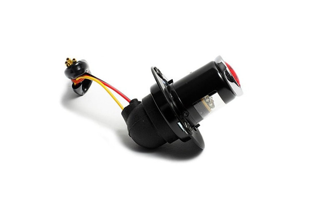 Motorfiets LED Achterlicht Retro stijl met kentekenplaatverlichting
