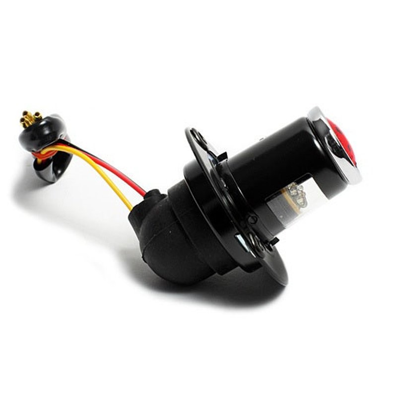 Motorfiets LED Achterlicht Retro stijl met kentekenplaatverlichting