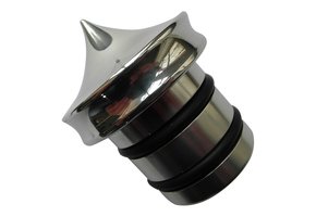 Öl Tankdeckel - für HD - Poliert - Kein Ölmessstab