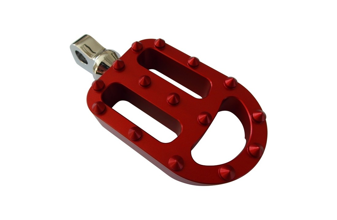 Footpegs / Voetsteunen voor Harley Davidson motorfiets - ROOD