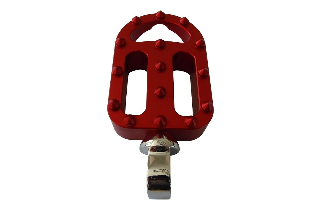 Footpegs / Voetsteunen voor Harley Davidson motorfiets - ROOD