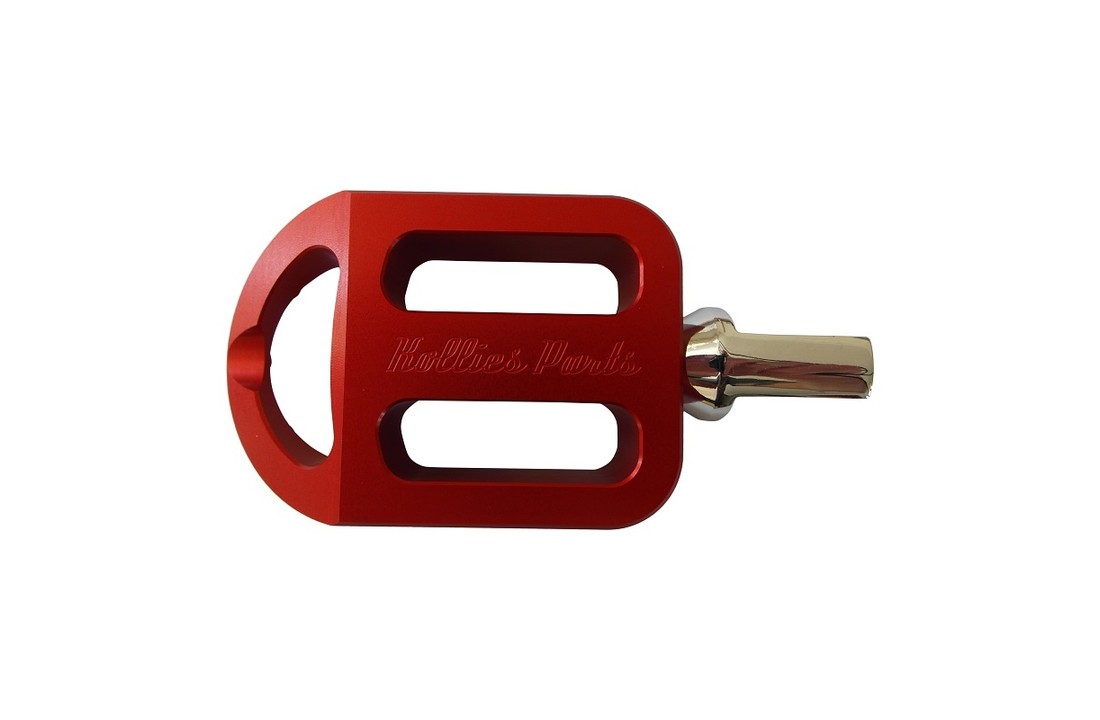 Footpegs / Voetsteunen voor Harley Davidson motorfiets - ROOD