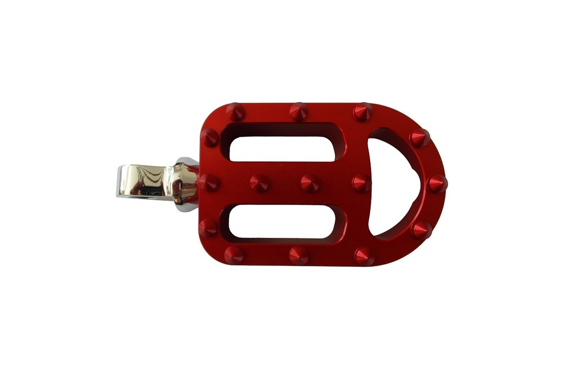 Footpegs / Voetsteunen voor Harley Davidson motorfiets - ROOD