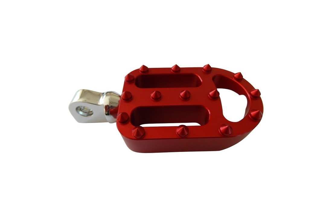 Footpegs / Voetsteunen voor Harley Davidson motorfiets - ROOD