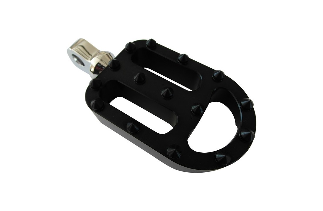 Footpegs / Voetsteunen voor Harley Davidson motorfiets - ZWART