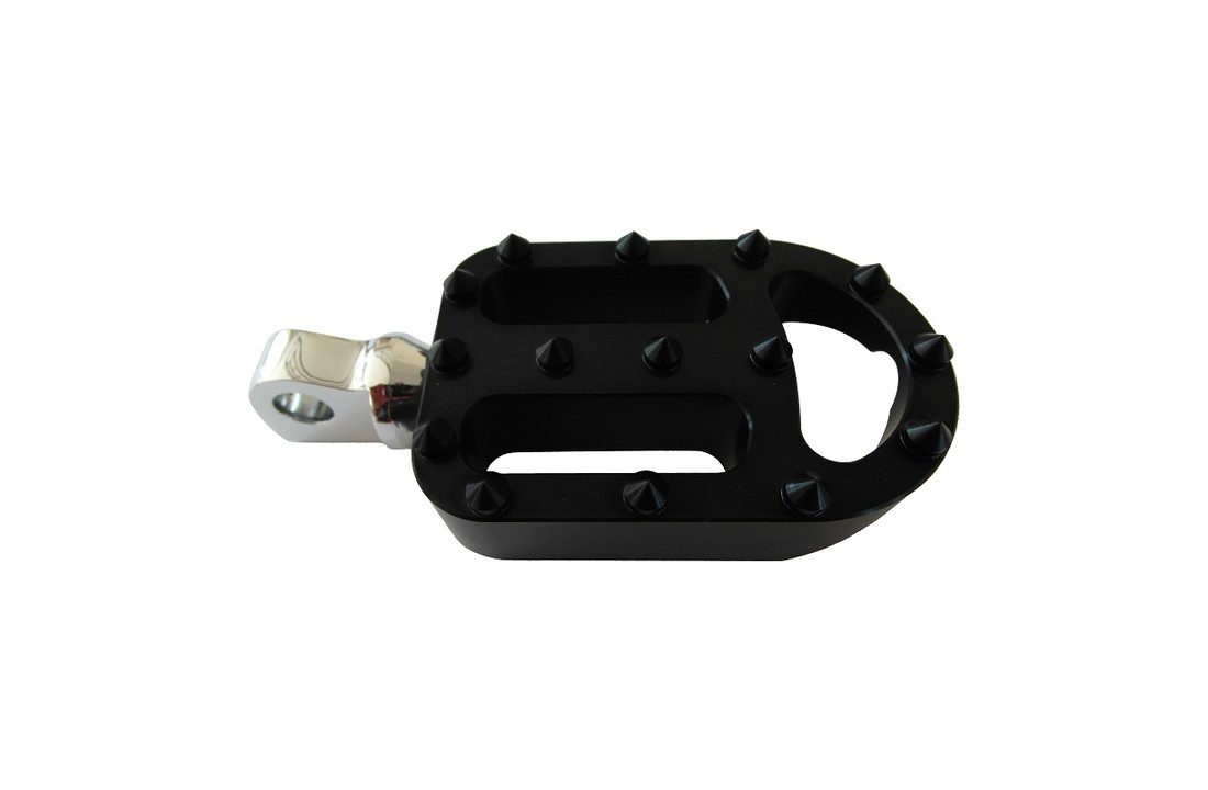 Footpegs / Voetsteunen voor Harley Davidson motorfiets - ZWART
