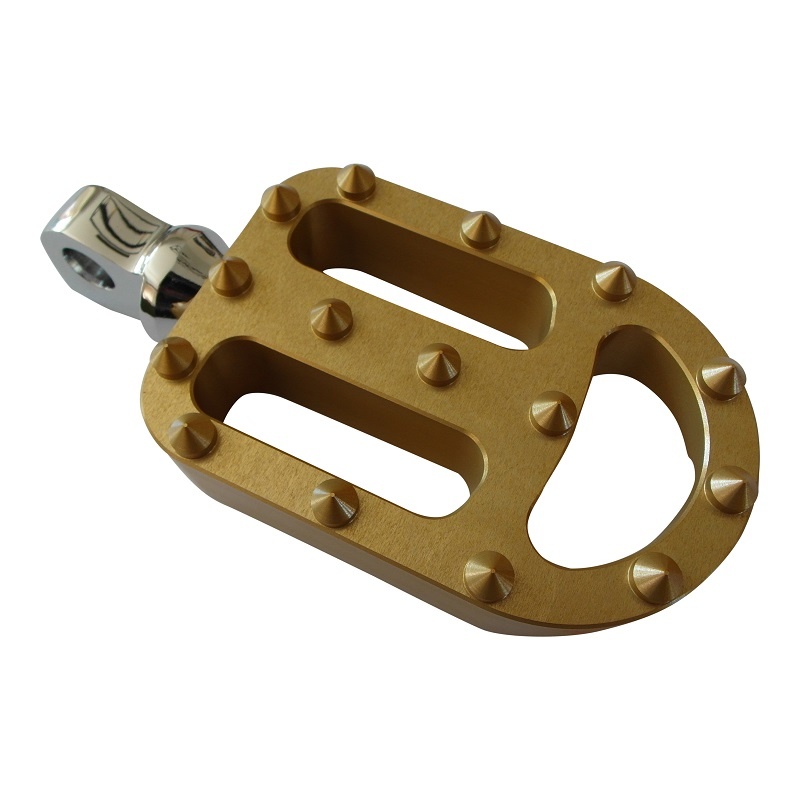 Footpegs / Voetsteunen voor Harley Davidson motorfiets - GEEL