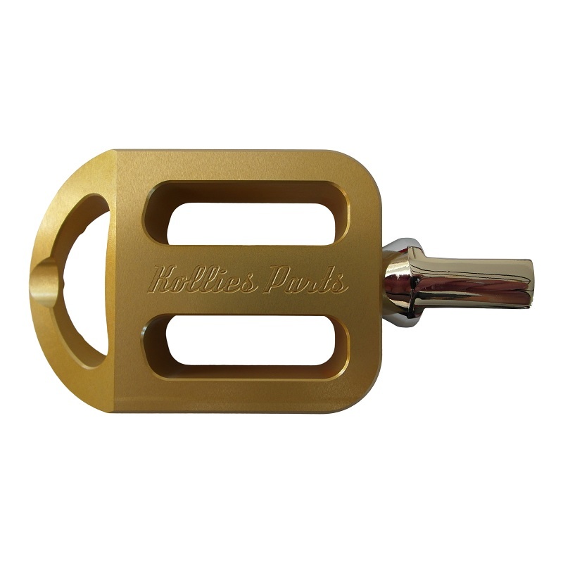 Footpegs / Voetsteunen voor Harley Davidson motorfiets - GEEL