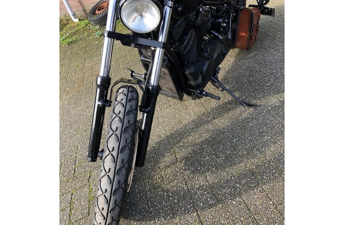 Voorvorkstabilisator voor een Honda Shadow