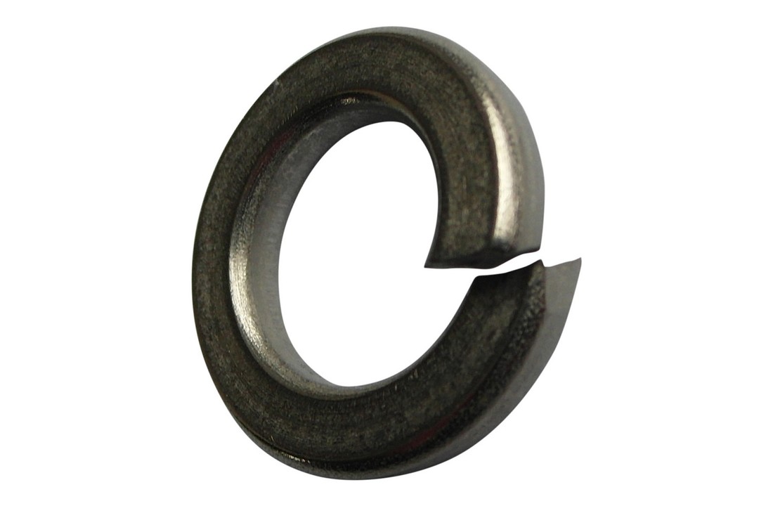 Veerring 1/2 RVS