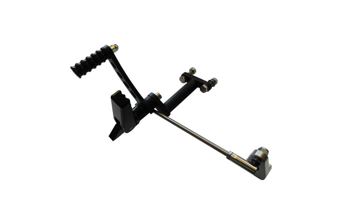 Black Forward Controls for Harley Davidson Sportster year range 1986-2003