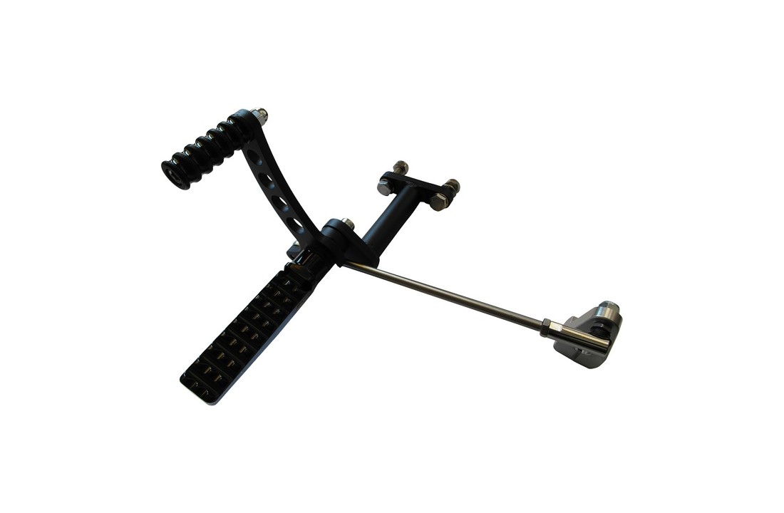 Black Forward Controls for Harley Davidson Sportster year range 1986-2003