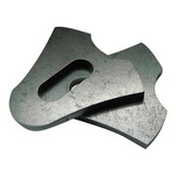 Achteras stalen schetsplaten voor hardtail motorfiets - Set van 2 platen