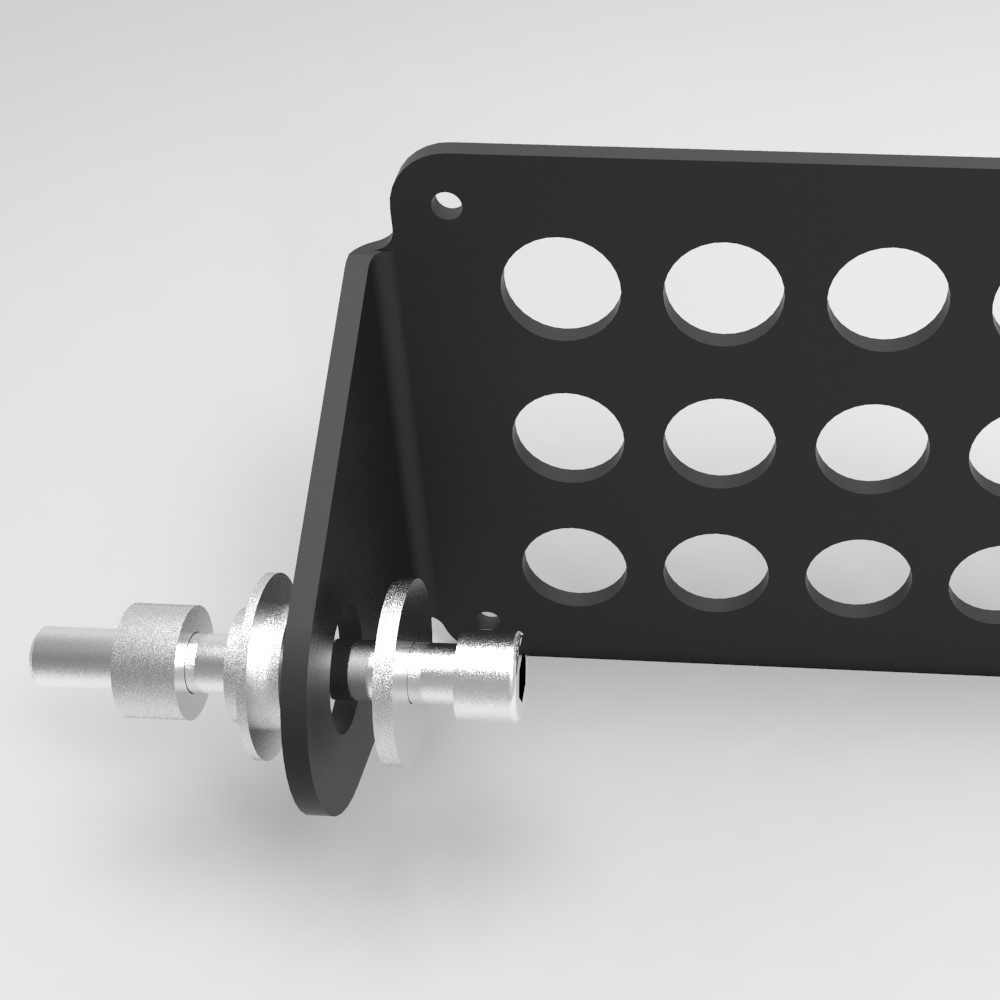 Side Mount Spacer 1/2 (13mm) - voor Kollies Parts Kentekenplaathouders