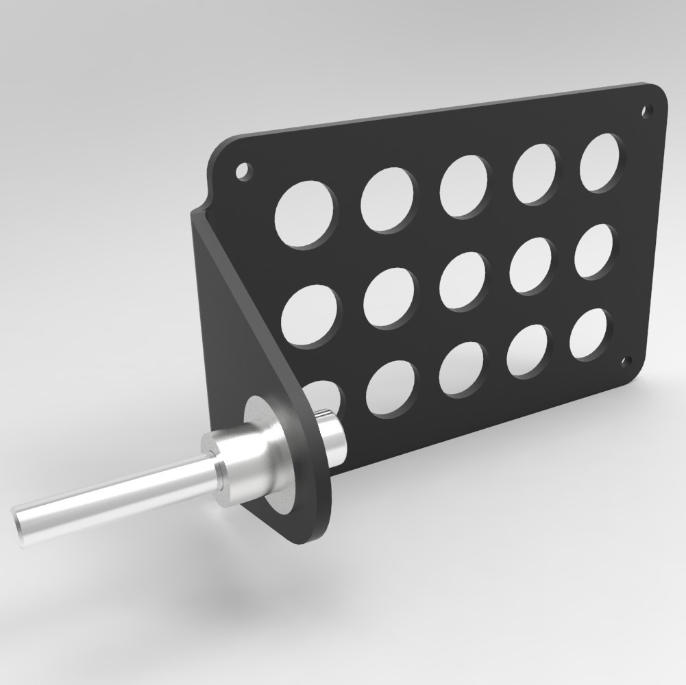 Side Mount Spacer 1/2 (13mm) - voor Kollies Parts Kentekenplaathouders