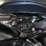 Haarspeld Motor Zadel Veren Zwart 3 inch