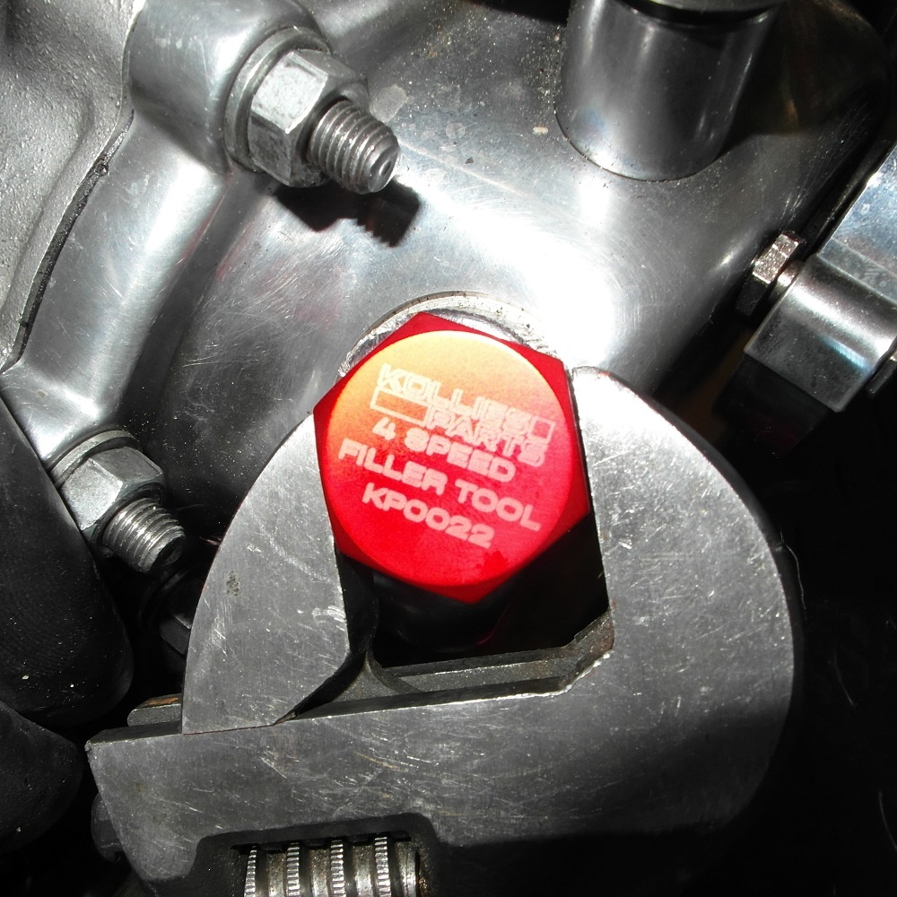 4 Speed ​​filler tool - for Harley Davidson Shovelhead Transmission