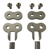 Custom Motorcycle Rear Fender Brackets 2.0 - Rear Fender Strut Motorcycle Mounts