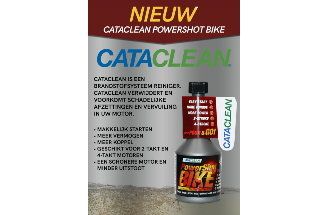 Restore your bike's torque with Cataclean Powershot