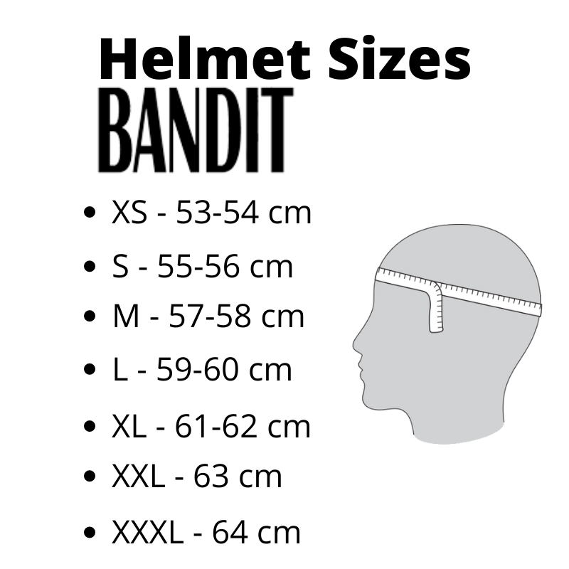 Helmet Sizes Bandit - Kollies Parts