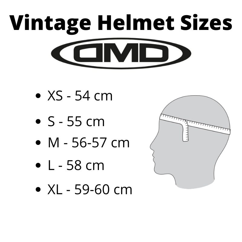 Helmet Sizes Vintage DMD - Kollies Parts