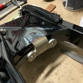 Custom Motor Spatbord Steun - Dubbel