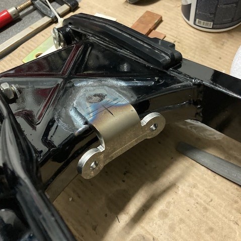 Custom Motorcycle Fender Bracket - Double