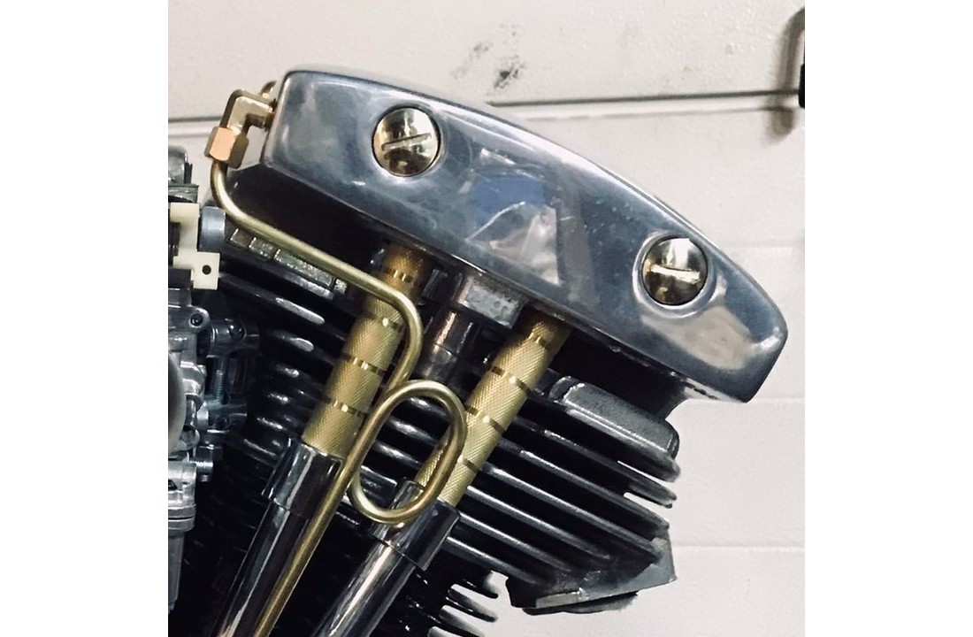 Messing Rocker Arm Plugs für Harley Davidson Shovelhead - Harley Davidson Sportster