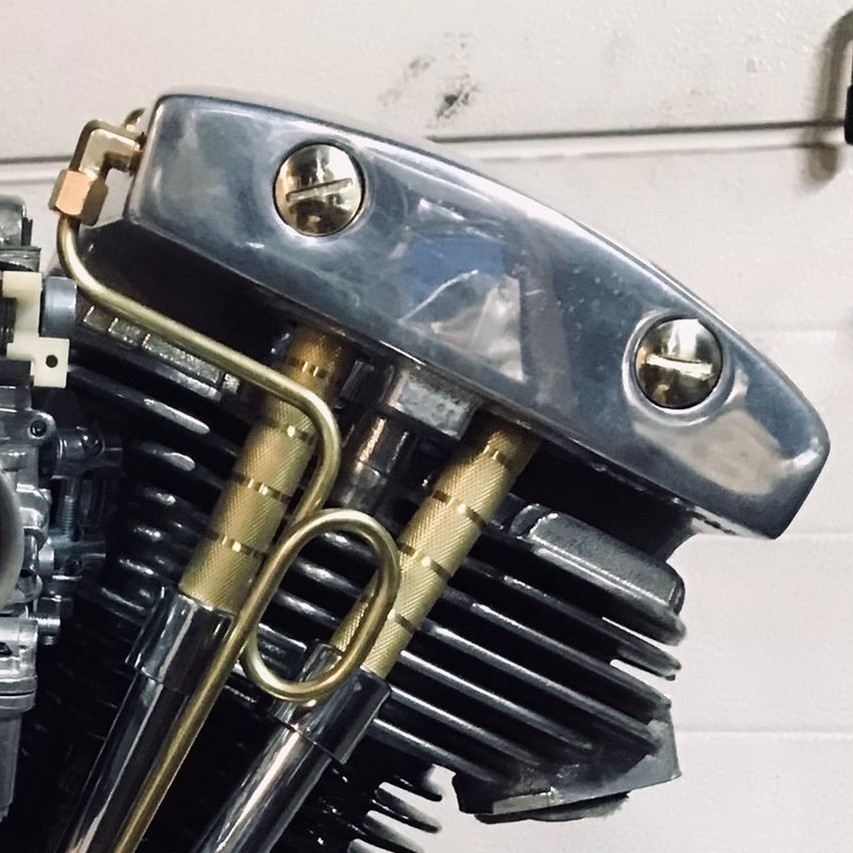 Messing Rocker Arm Plugs voor Harley Davidson Shovelhead - Harley Davidson Sportster binnenkort leverbaar