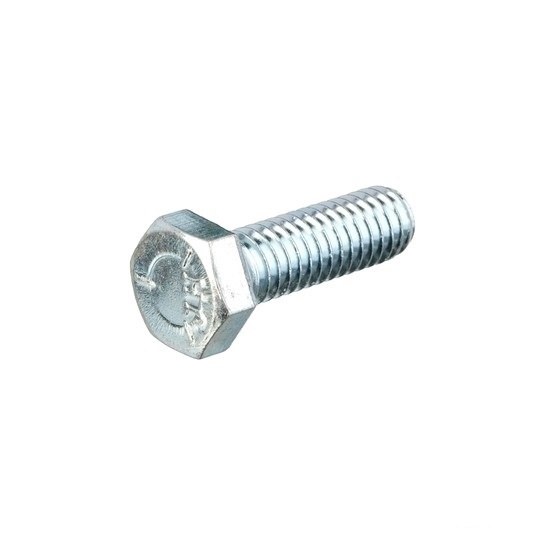 Hexagon bolt 5/16 UNC Galvanized steel - 18 TPI - Length 25mm (1")