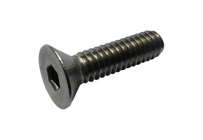 Inbusbout RVS Verzonken 1/4 UNC - 20 gangen - Lengte 25mm (1")