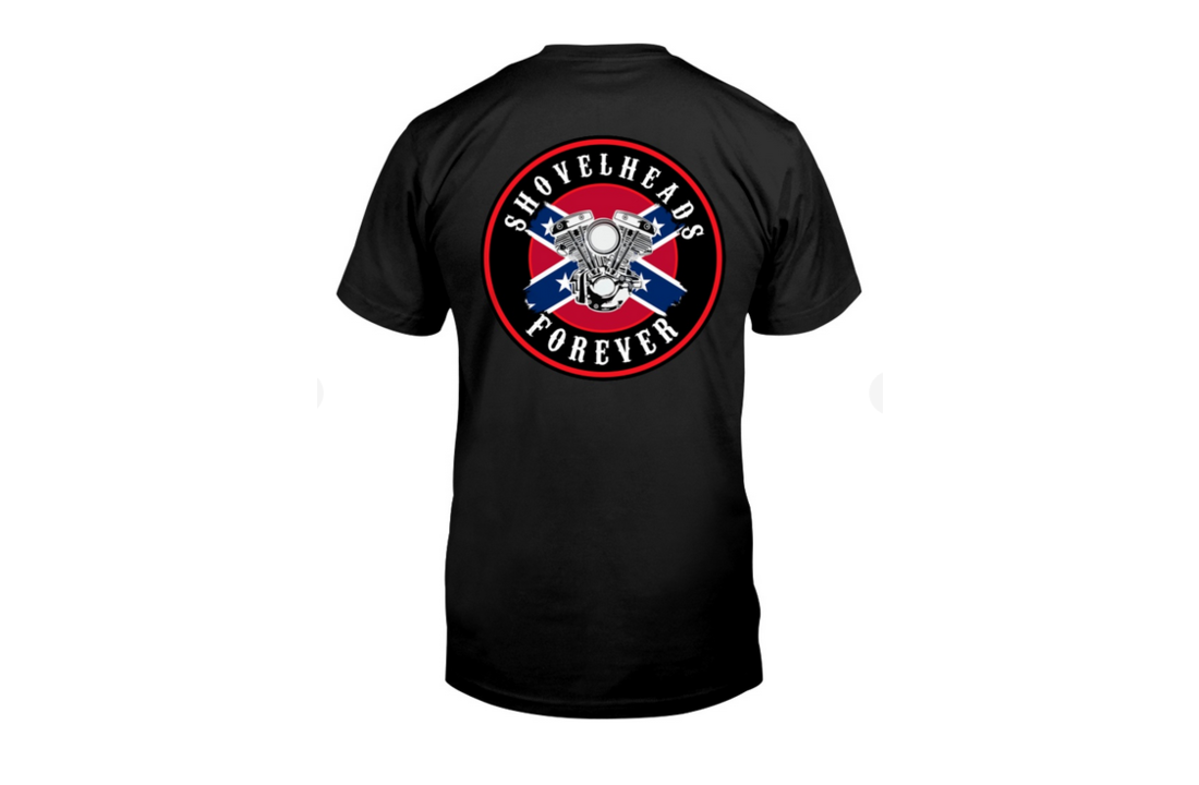 Shovelheadshirt zwart