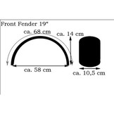 Kotflügel Universal 19"