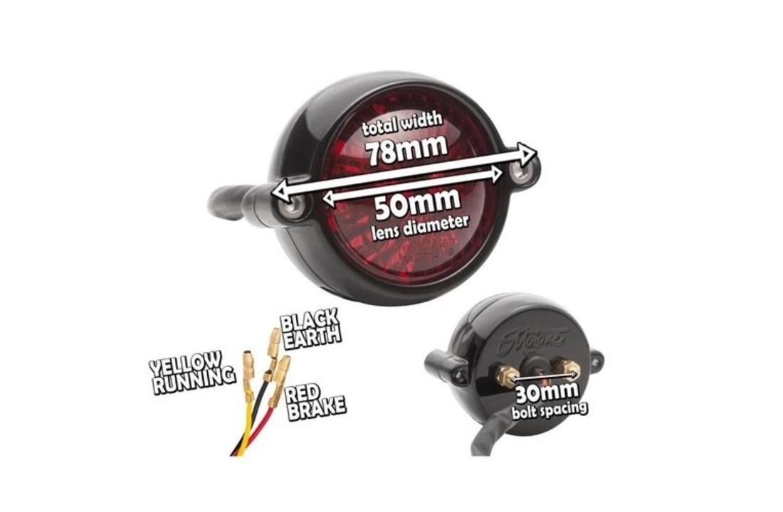 Lecter Tail Light + Fender Mount Kitzwart Kollies Parts