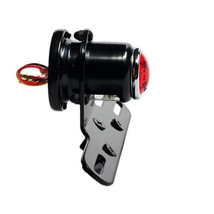 Retro-Rücklicht LED mit Kennzeichenhalter, ECE