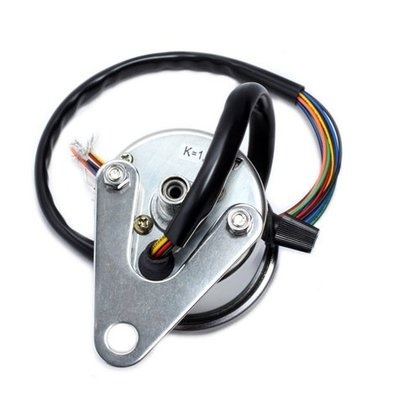 Mini-Tacho 60 mm mit LED-Steuerung, weißes Zifferblatt