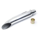 Classic TURN OUT silencer Short Chrome