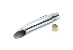 Classic TURN OUT silencer Short Chrome